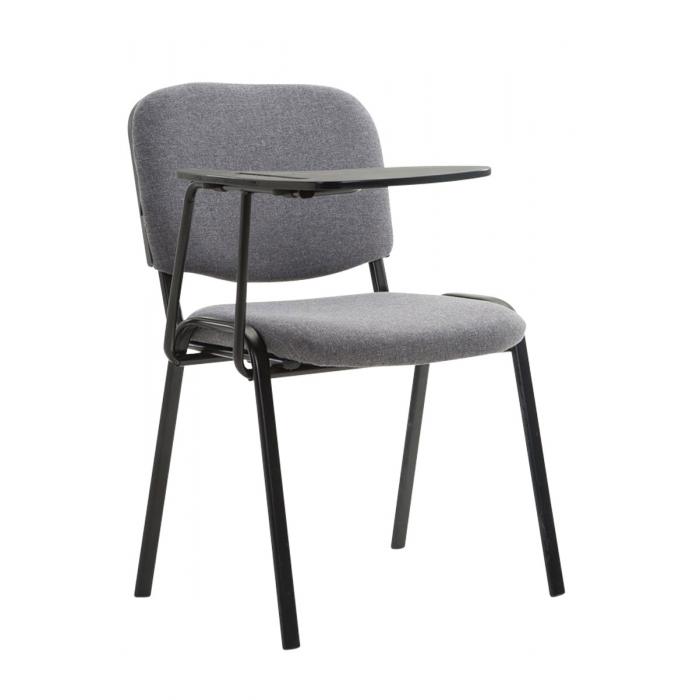 Stuhl HLO-CP111 mit Klapptisch Stoff ~ grau von Heute-Wohnen