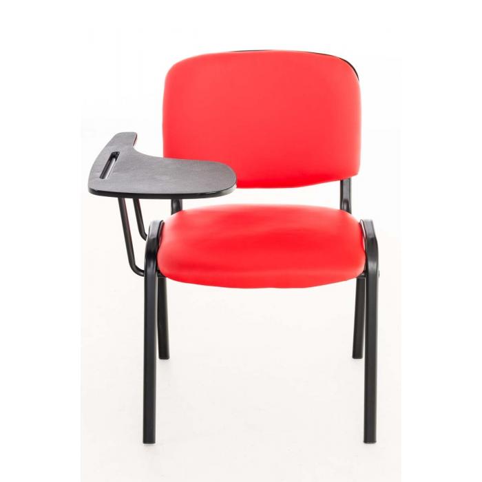 Stuhl HLO-CP111 mit Klapptisch Kunstleder ~ rot von Heute-Wohnen