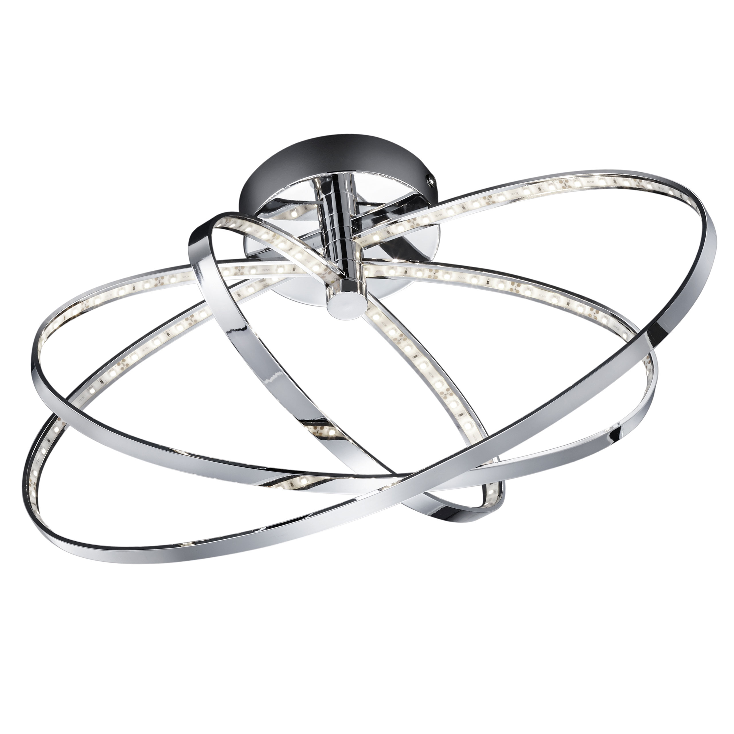 Reality|Trio LED-Deckenleuchte RL145, Hängeleuchte, 3 Ringe oval von  Heute-Wohnen