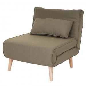 Schlafsessel HWC-D35, Schlafsofa Funktionssessel Klappsessel Relaxsessel Jugendsessel Sessel, Stoff/Textil ~ grn