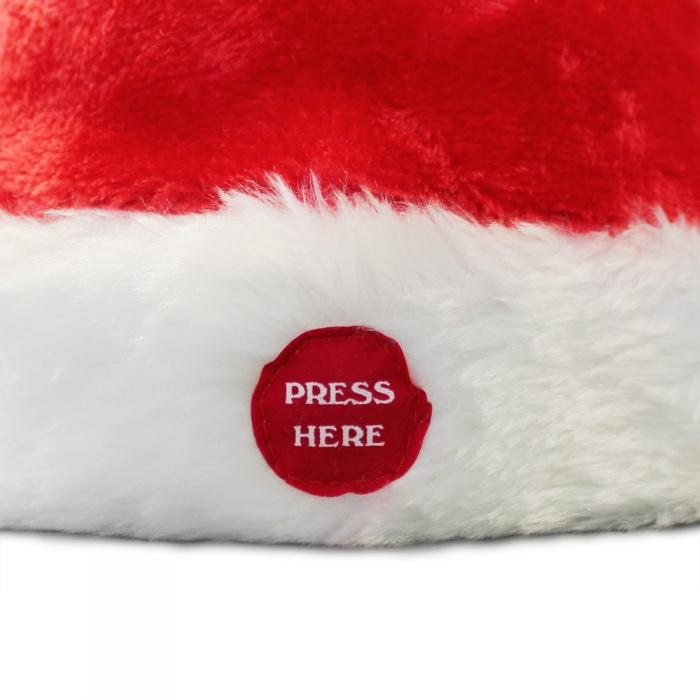 Rockende Weihnachtsmütze mit Musik HLO-PX15 Tanzend Singend Weihnachten Nikolaus  Mütze von Heute-Wohnen