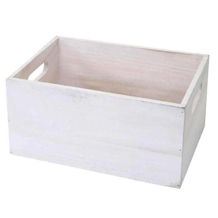 6er Set Holzbox HWC-C20, Dekokiste Aufbewahrung Holzkiste, Shabby-Look  Vintage ~ weiß shabby von Heute-Wohnen
