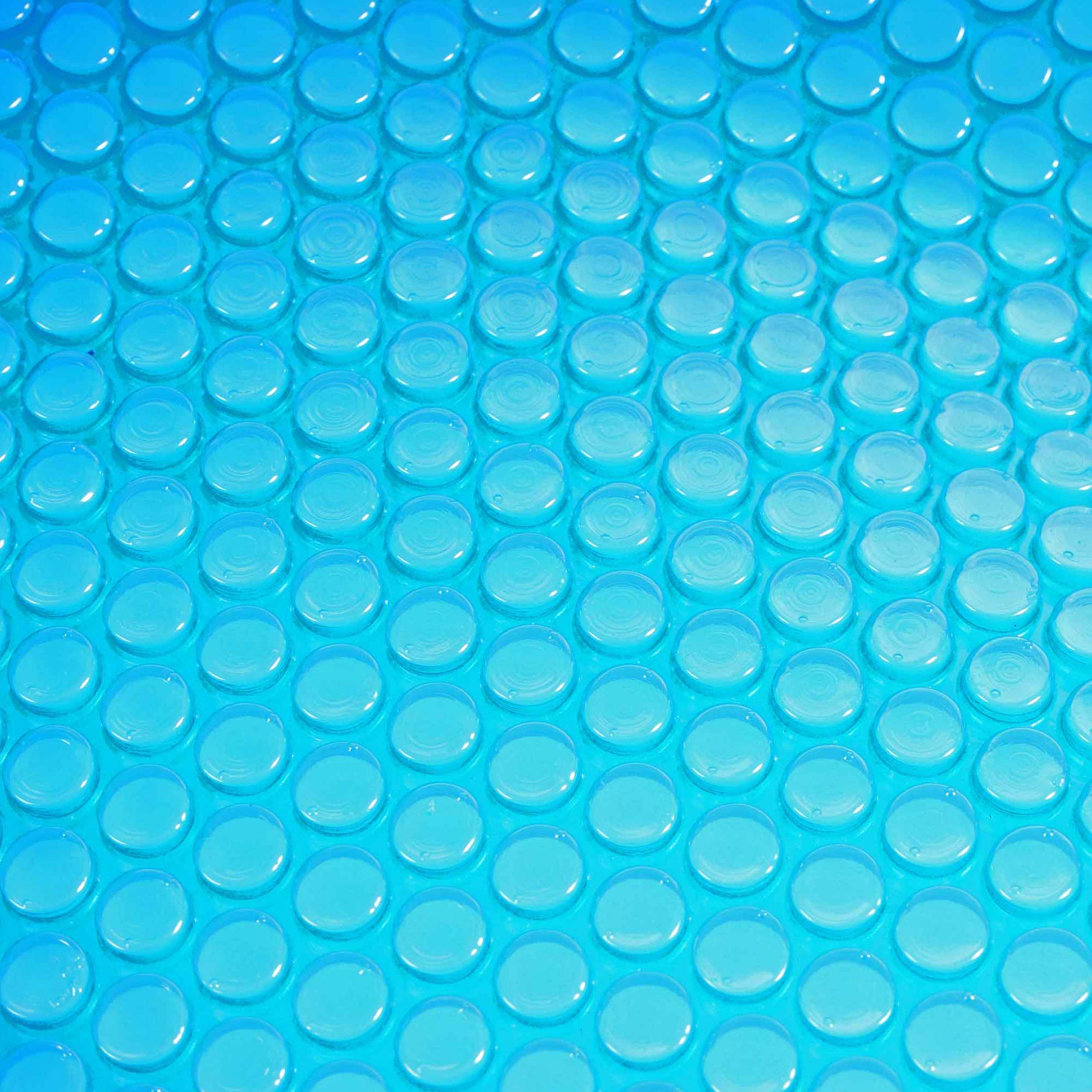 Pool-Abdeckung Wärmeplane Abdeckplane Solarplane Solarabdeckung, Stärke:  400 µm ~ oval 7,31x3,65m blau von Heute-Wohnen