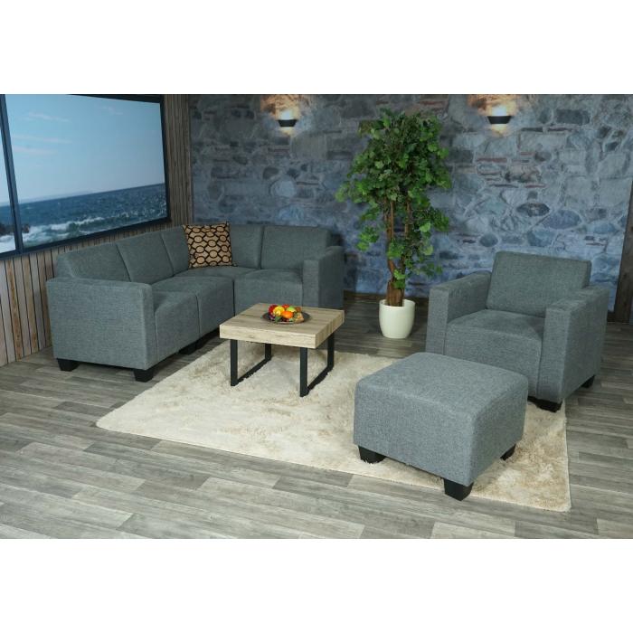 Modular Sofa-System Couch-Garnitur Lyon 4-1-1, Stoff/Textil ~ grau von  Heute-Wohnen