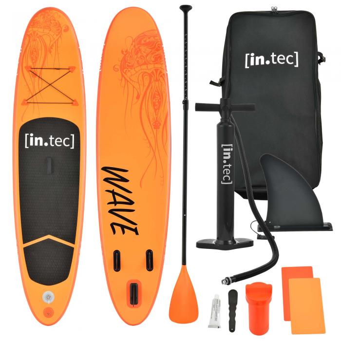 Stand Up Paddle Board HLO-PX21 SUP 305 cm bis 100kg ~ Orange von  Heute-Wohnen