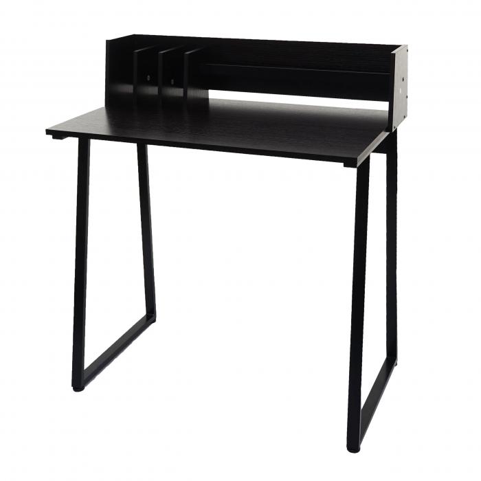 Konsolentisch HWC-K69, Telefontisch, 82x51cm 3D-Struktur, Metall MDF ~  schwarz von Heute-Wohnen