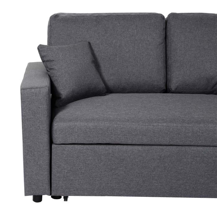 B-Ware (Naht gerissen SK2) | Ecksofa mit Bettkasten HWC-L17, Couch Sofa  L-Form, Liegefläche Nosagfederung von Heute-Wohnen