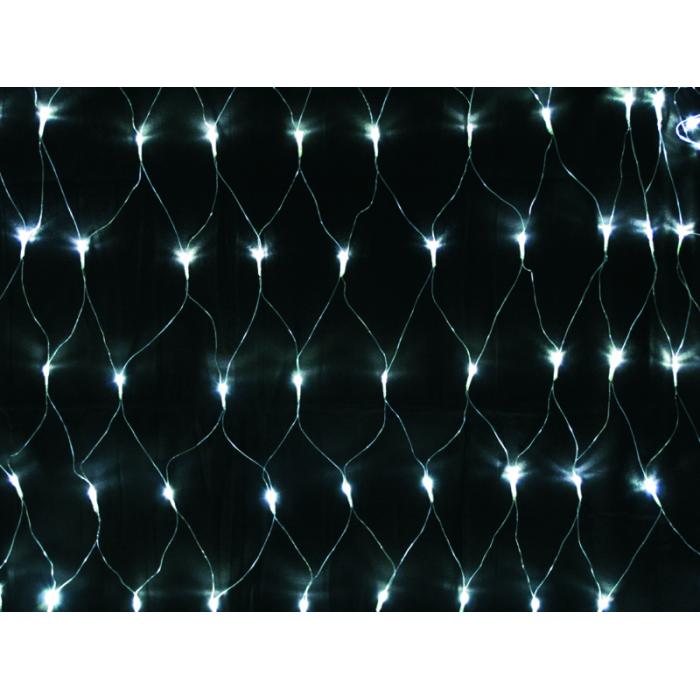 LED Lichterkette LD10, Lichternetz, für Außen und Innen ~ Kabel transparent,  240 LEDs, weiß von Heute-Wohnen