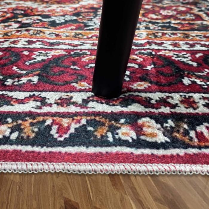 Teppich & Läufer Persian Orient Flach 7x Größen Mehrfarbig 6mm HLO-JE40 ~  160x230 cm (3,68m²) von Heute-Wohnen