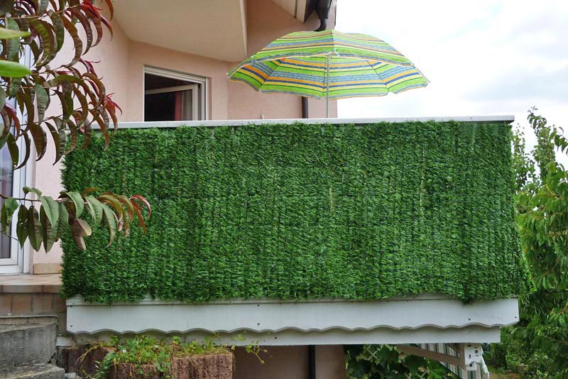 Sichtschutz 300 x 150 cm Windschutz Verkleidung für Balkon Terrasse Zaun  Tanne breit | swisshandel24 – wir verschönern Ihr Zuhause