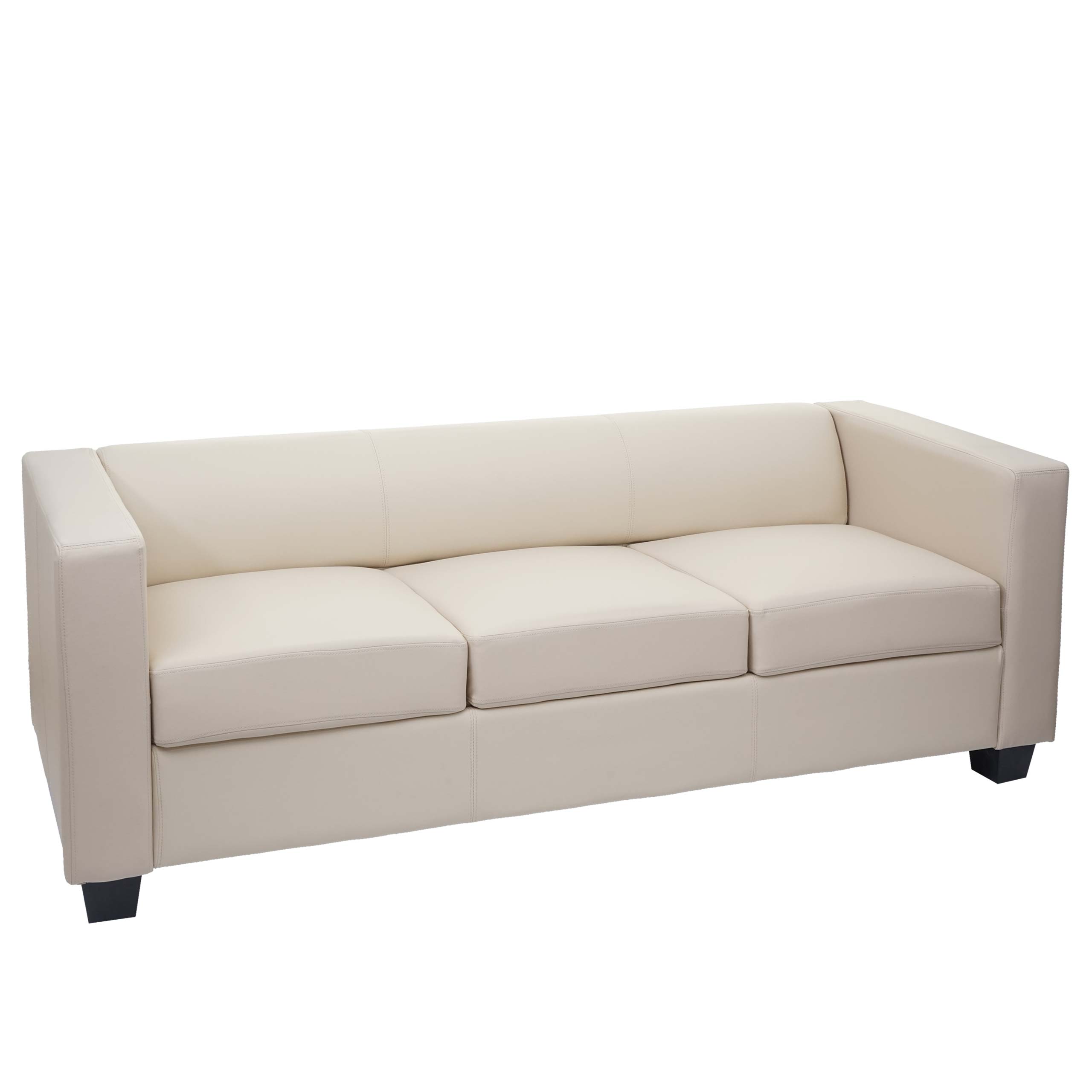 3er Sofa Couch Loungesofa Lille, Leder, Kunstleder, Mikrofaser, Textil |  eBay