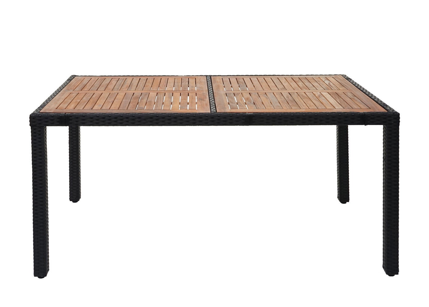 Poly Rattan Esstisch Esszimmertisch Gartentisch Tisch Akazie Holz 150x90cm Anthrazit Swisshandel24 Wir Verschonern Ihr Zuhause