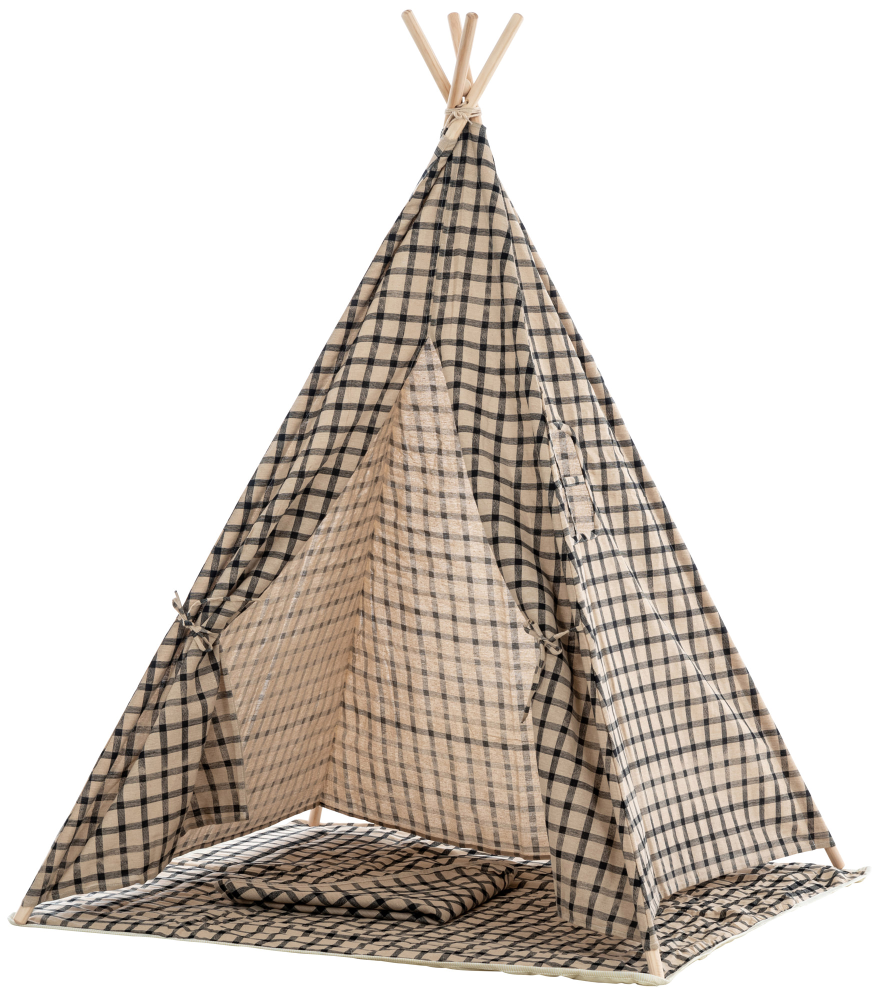 Tenda da gioco tepee tipì per bambini HLO-CP17 tessuto colore a scelta |  eBay